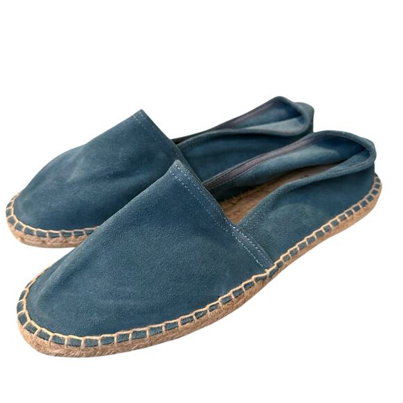 Stylish Blue Suede Men's Slip-On Loafers - Picture 1 of 8